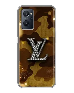 Чехол для Realme 9i с картинкой «Камуфляжный Louis Vuitton»