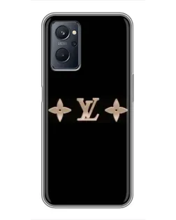 Чехол для Realme 9i с картинкой «Louis Vuitton — минимализм»