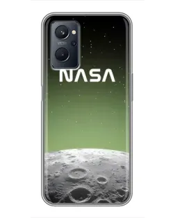 Чехол для Realme 9i с картинкой «NASA — лунный градиент» Чехол для Realme 9i с картинкой «NASA — лунный градиент»