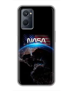 Чехол для Realme 9i с картинкой «Земля из космоса NASA» Чехол для Realme 9i с картинкой «Земля из космоса NASA»