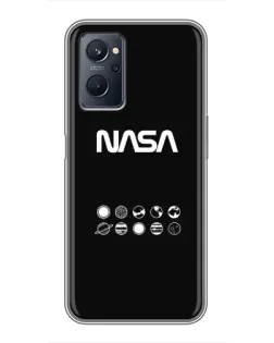Чехол для Realme 9i с картинкой «NASA — технический принт» Чехол для Realme 9i с картинкой «NASA — технический принт»