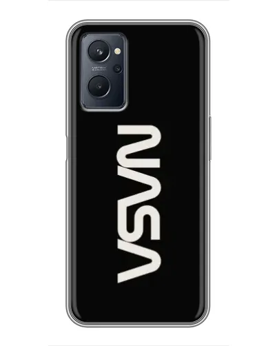 Чехол для Realme 9i с картинкой «NASA — вертикальный логотип» Чехол для Realme 9i с картинкой «NASA — вертикальный логотип»