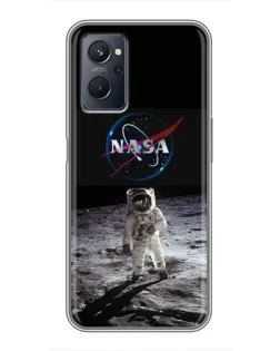 Чехол для Realme 9i с картинкой «Астронавт на Луне» Чехол для Realme 9i с картинкой «Астронавт на Луне»