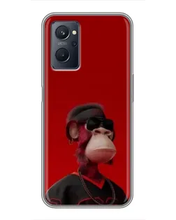 Чохол для Realme 9i з картинкою «Bored Ape в червоному» Чохол для Realme 9i з картинкою «Bored Ape в червоному»