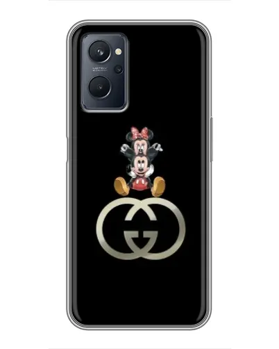 Чехол для Realme 9i с картинкой «Минни Маус на лого»