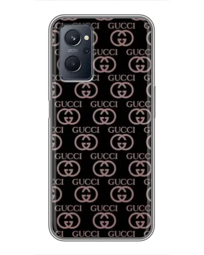 Чехол для Realme 9i с картинкой «Классическая монограмма Gucci»