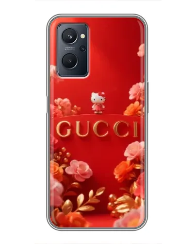 Чехол для Realme 9i с картинкой «Gucci — золотой сад»