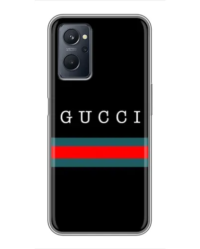 Чехол для Realme 9i с картинкой «Gucci — красный пояс»