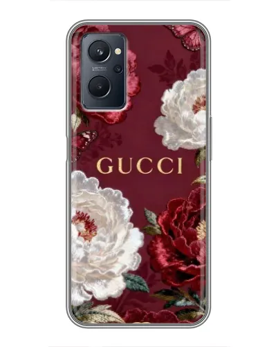 Чехол для Realme 9i с картинкой «Gucci — бордовые розы» Чехол для Realme 9i с картинкой «Gucci — бордовые розы»
