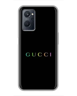 Чохол для Realme 9i з картинкою «Gucci — неоновий мінімалізм»