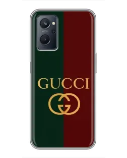 Чохол для Realme 9i з картинкою «Gucci — темно-зелений градієнт»