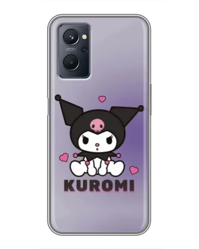 Чехол для Realme 9i с картинкой «Kuromi — фиолетовый арт» Чехол для Realme 9i с картинкой «Kuromi — фиолетовый арт»