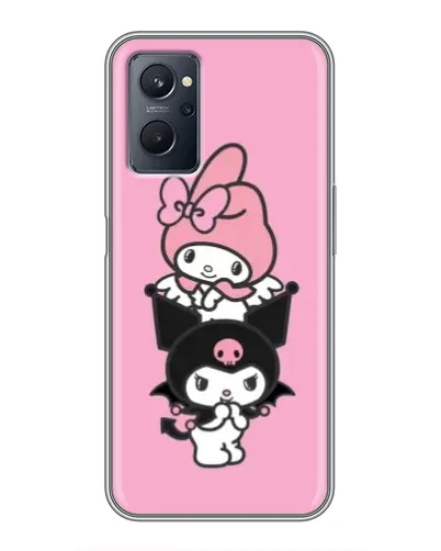 Чехол для Realme 9i с картинкой «My Melody и Kuromi» Чехол для Realme 9i с картинкой «My Melody и Kuromi»