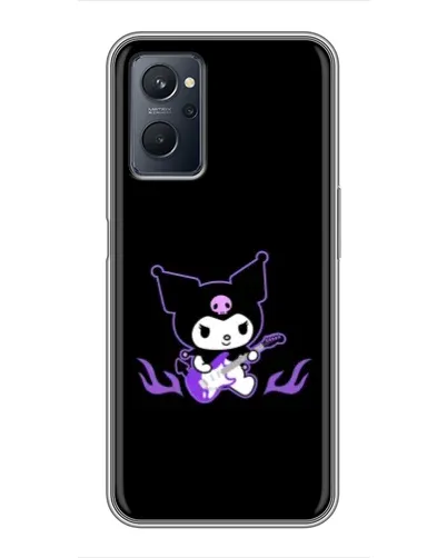 Чехол для Realme 9i с картинкой «Электрическая Kuromi» Чехол для Realme 9i с картинкой «Электрическая Kuromi»