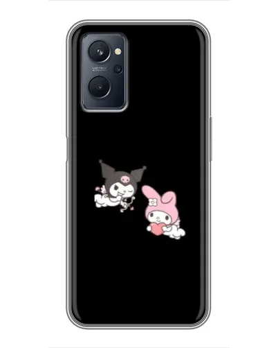 Чехол для Realme 9i с картинкой «My Melody и Kuromi» Чехол для Realme 9i с картинкой «My Melody и Kuromi»