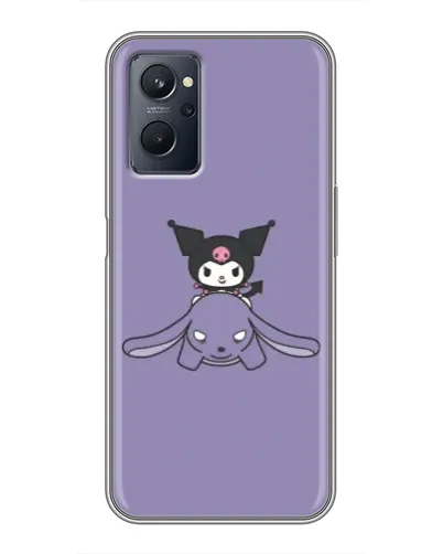 Чехол для Realme 9i с картинкой «Kuromi на лиловом фоне» Чехол для Realme 9i с картинкой «Kuromi на лиловом фоне»
