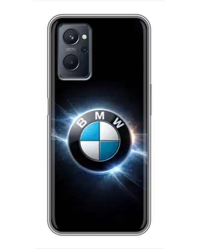 Чехол для Realme 9i с картинкой «BMW — неоновое сияние» Чехол для Realme 9i с картинкой «BMW — неоновое сияние»