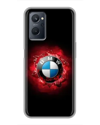 Чехол для Realme 9i с картинкой «Логотип BMW — вспышка» Чехол для Realme 9i с картинкой «Логотип BMW — вспышка»