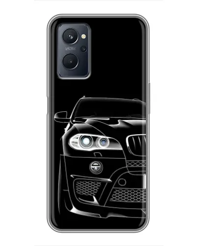 Чехол для Realme 9i с картинкой «Темный силуэт BMW» Чехол для Realme 9i с картинкой «Темный силуэт BMW»