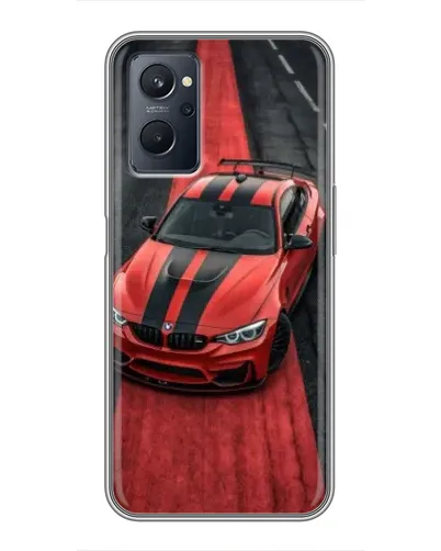 Чехол для Realme 9i с картинкой «BMW на красной дорожке» Чехол для Realme 9i с картинкой «BMW на красной дорожке»