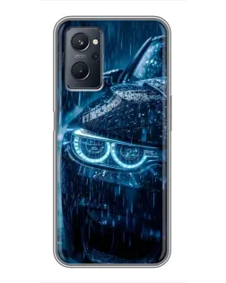 Чохол для Realme 9i з картинкою «BMW під дощем»