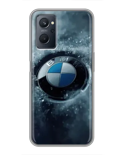 Чехол для Realme 9i с картинкой «Логотип BMW — лед» Чехол для Realme 9i с картинкой «Логотип BMW — лед»