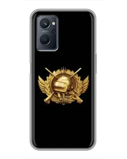 Чехол для Realme 9i с картинкой «PUBG — оранжевый градиент» Чехол для Realme 9i с картинкой «PUBG — оранжевый градиент»