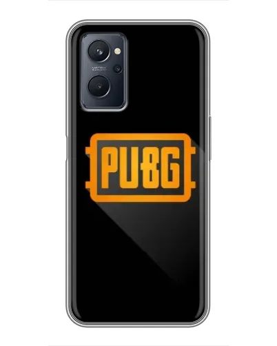 Чехол для Realme 9i с картинкой «PUBG — рамка лого» Чехол для Realme 9i с картинкой «PUBG — рамка лого»