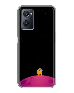 Чехол для Realme 9i с картинкой «Одинокий герой на планете» Чехол для Realme 9i с картинкой «Одинокий герой на планете»