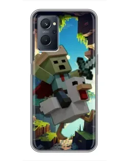 Чехол для Realme 9i с картинкой «Стив и гусь» Чехол для Realme 9i с картинкой «Стив и гусь»