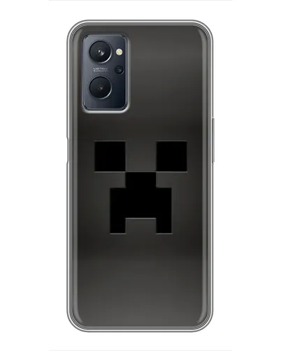 Чехол для Realme 9i с картинкой «Черный крипер градиент»