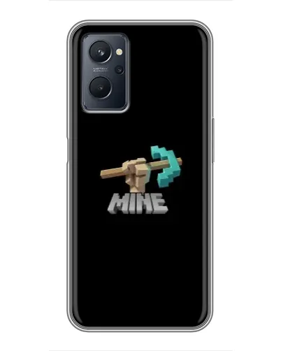 Чехол для Realme 9i с картинкой «Алмазная кирка»