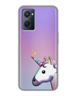 Чехол для Realme 9i с картинкой «Единорог градиент» Чехол для Realme 9i с картинкой «Единорог градиент»