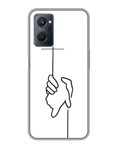 Чехол для Realme 9i с картинкой «Рука держит» Чехол для Realme 9i с картинкой «Рука держит»