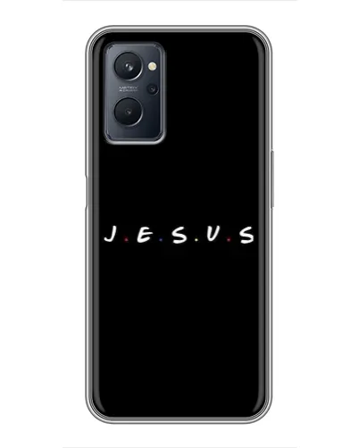 Чехол для Realme 9i с картинкой «Точки веры J.E.S.U.S.» Чехол для Realme 9i с картинкой «Точки веры J.E.S.U.S.»