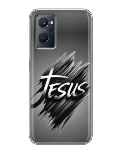 Чехол для Realme 9i с картинкой «Надпись Jesus Graffiti» Чехол для Realme 9i с картинкой «Надпись Jesus Graffiti»