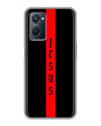 Чехол для Realme 9i с картинкой «Красная линия веры» Чехол для Realme 9i с картинкой «Красная линия веры»