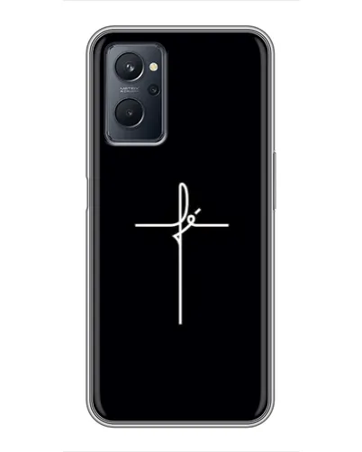 Чехол для Realme 9i с картинкой «Тонкий крест» Чехол для Realme 9i с картинкой «Тонкий крест»