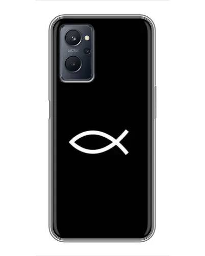 Чехол для Realme 9i с картинкой «Символ рыбы Jesus» Чехол для Realme 9i с картинкой «Символ рыбы Jesus»