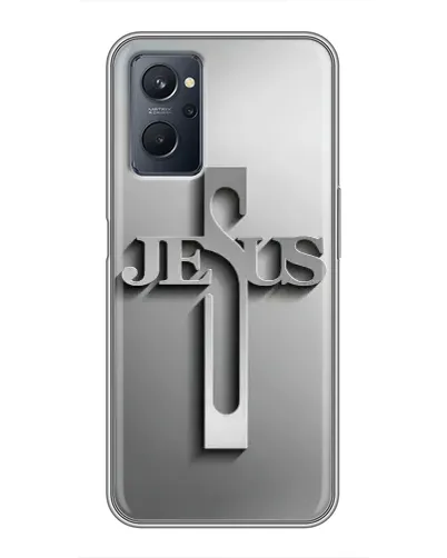 Чехол для Realme 9i с картинкой «Металлический крест Jesus» Чехол для Realme 9i с картинкой «Металлический крест Jesus»