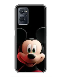 Чехол для Realme 9i с картинкой «Улыбающийся Микки Маус»