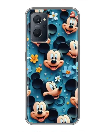 Чехол для Realme 9i с картинкой «Паттерн Микки и Минни» Чехол для Realme 9i с картинкой «Паттерн Микки и Минни»