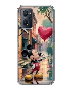Чехол для Realme 9i с картинкой «Микки и шарик-сердце» Чехол для Realme 9i с картинкой «Микки и шарик-сердце»