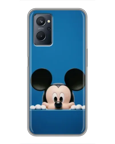 Чехол для Realme 9i с картинкой «Микки выглядывает» Чехол для Realme 9i с картинкой «Микки выглядывает»