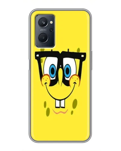 Чехол для Realme 9i с картинкой «Минималистичный Спанч Боб» Чехол для Realme 9i с картинкой «Минималистичный Спанч Боб»