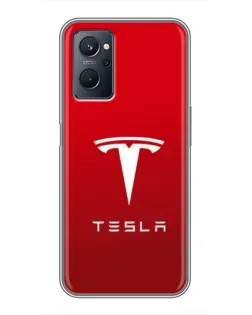 Чехол для Realme 9i с картинкой «Tesla Red Classic»