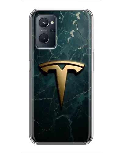 Чехол для Realme 9i с картинкой «Мраморная Tesla Gold» Чехол для Realme 9i с картинкой «Мраморная Tesla Gold»