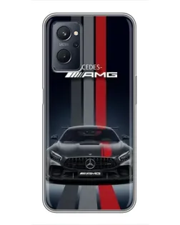 Чохол для Realme 9i з картинкою «Mercedes — білий карбон» Чохол для Realme 9i з картинкою «Mercedes — білий карбон»