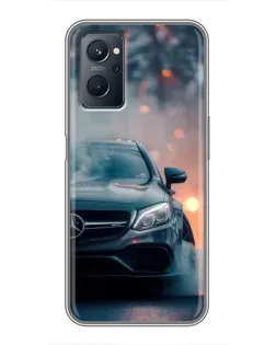 Чохол для Realme 9i з картинкою «Mercedes — нічне місто» Чохол для Realme 9i з картинкою «Mercedes — нічне місто»