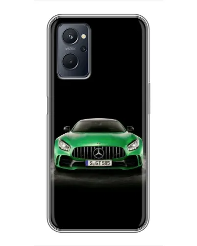 Чехол для Realme 9i с картинкой «Mercedes — неоновый лого» Чехол для Realme 9i с картинкой «Mercedes — неоновый лого»